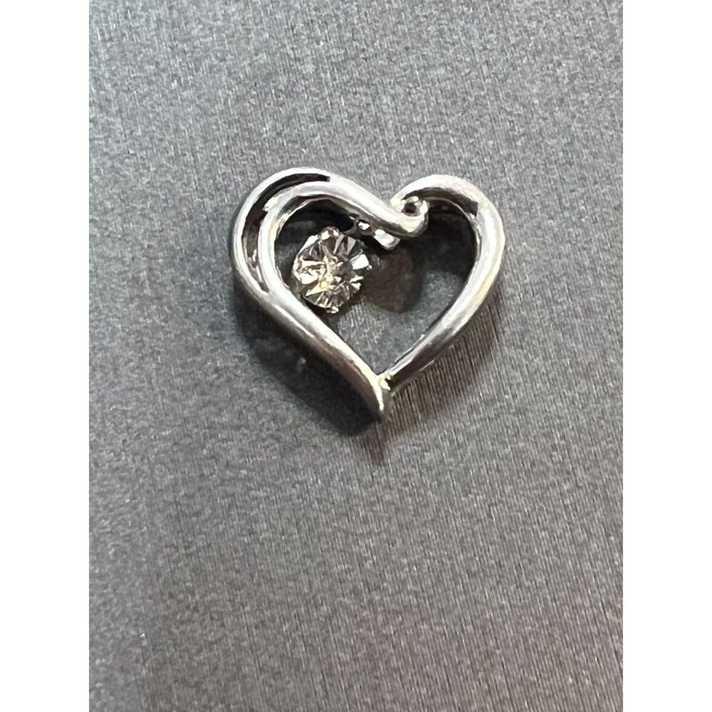 ZEI "Dancing" Diamond 925 Heart Pendant